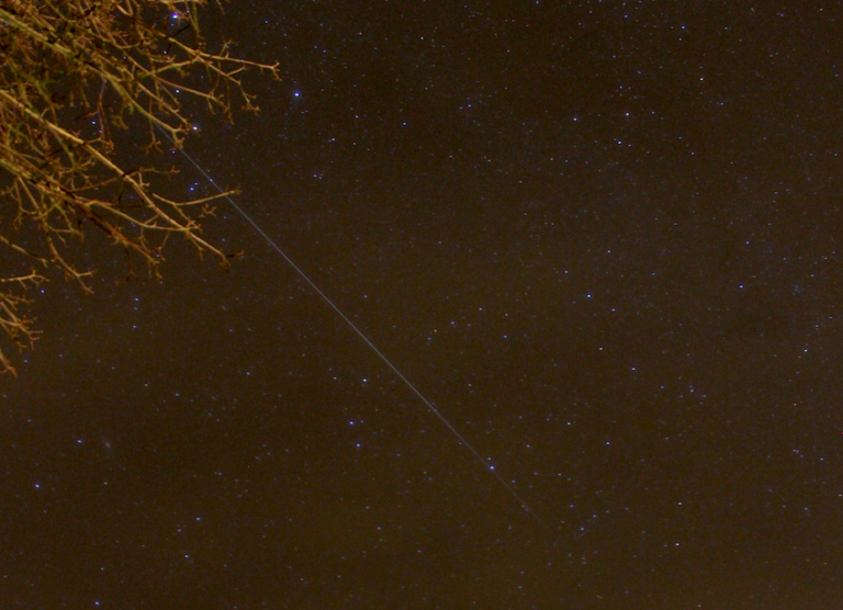 Spectrum Lab mit dem Signal eines Meteors der Geminiden am 13.12.2015