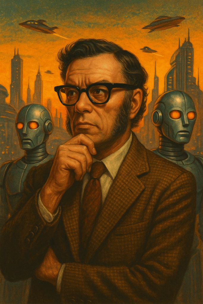 Isaac Asimov, Bild zum Beitrag über Asimovs drei Robotergesetze