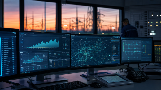 Sicherheitsplattform Strom – Kontrollraum eines deutschen Übertragungsnetzbetreibers