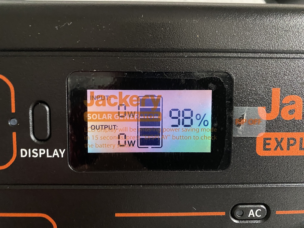 Ausgangszustand vor dem Test 98%.In 2 Jahren nur 2% Entladung!