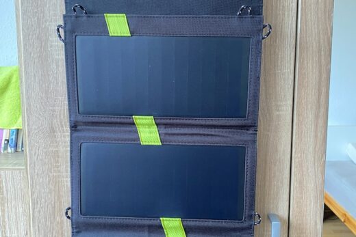 Faltbares Solarpanel im Praxistest - Beitragsbild