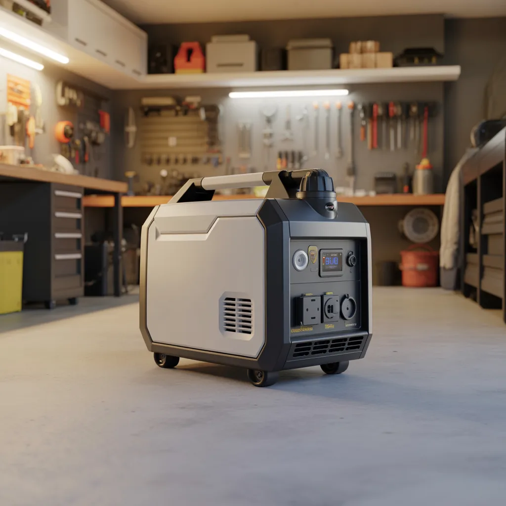 Stromgeneratoren für BlackoutGenerator in der Werkstatt