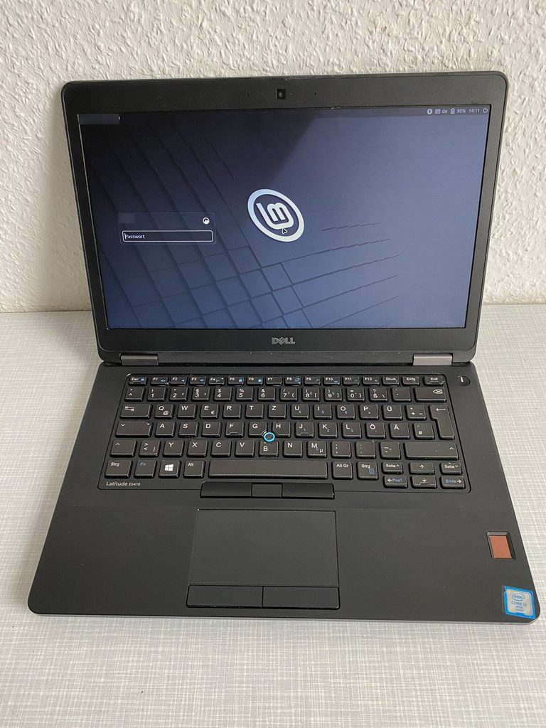 Dell Latitude E5470 mit Linux Mint 22 Cinnamon