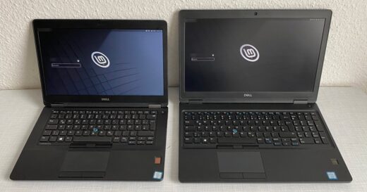 Linux Mint installieren auf zwei Dell-Latitude-Notebooks