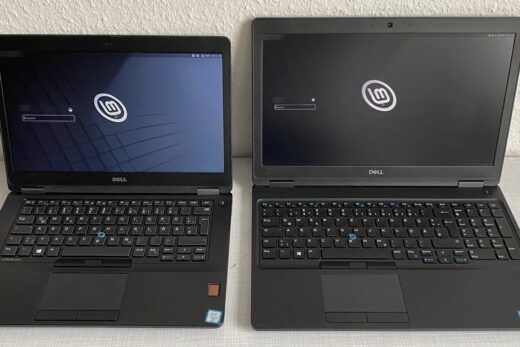 Linux Mint installieren auf zwei Dell-Latitude-Notebooks